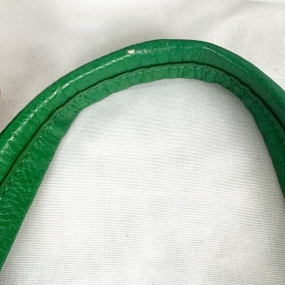 💚Olivia+Joy Emerald Green Vegan Leather Large Structured Work Tote💚 - Picture 15 of 16